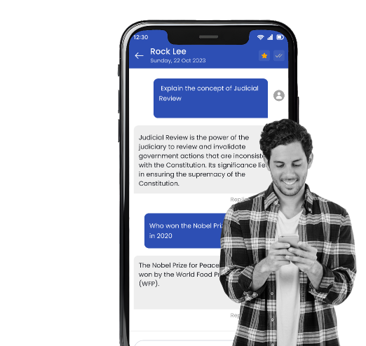 Mobile App Live Chat screen