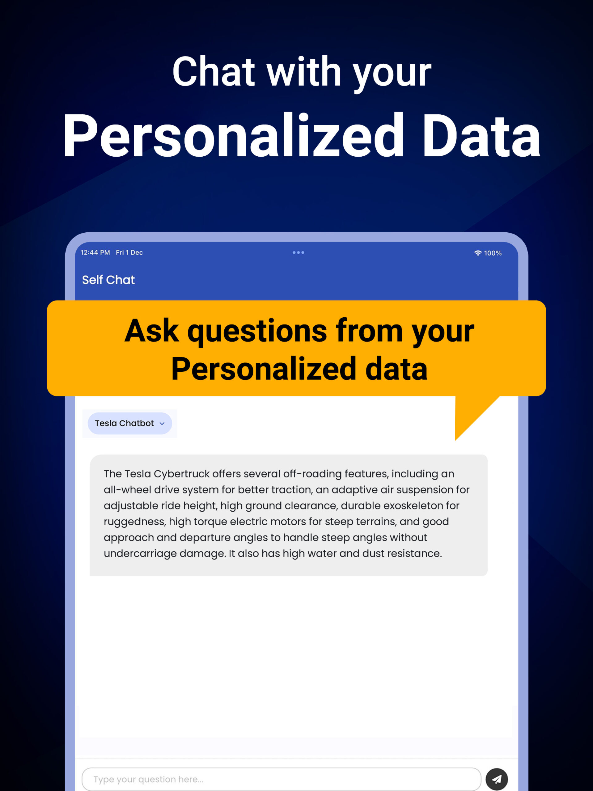 Chat With Personalized Data